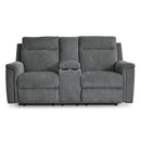  Signature Design by Ashley Barnsana Power Reclining Fabric Loveseat with Console 181476 IMAGE 3