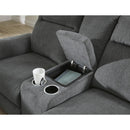  Signature Design by Ashley Barnsana Power Reclining Fabric Loveseat with Console 181476 IMAGE 7