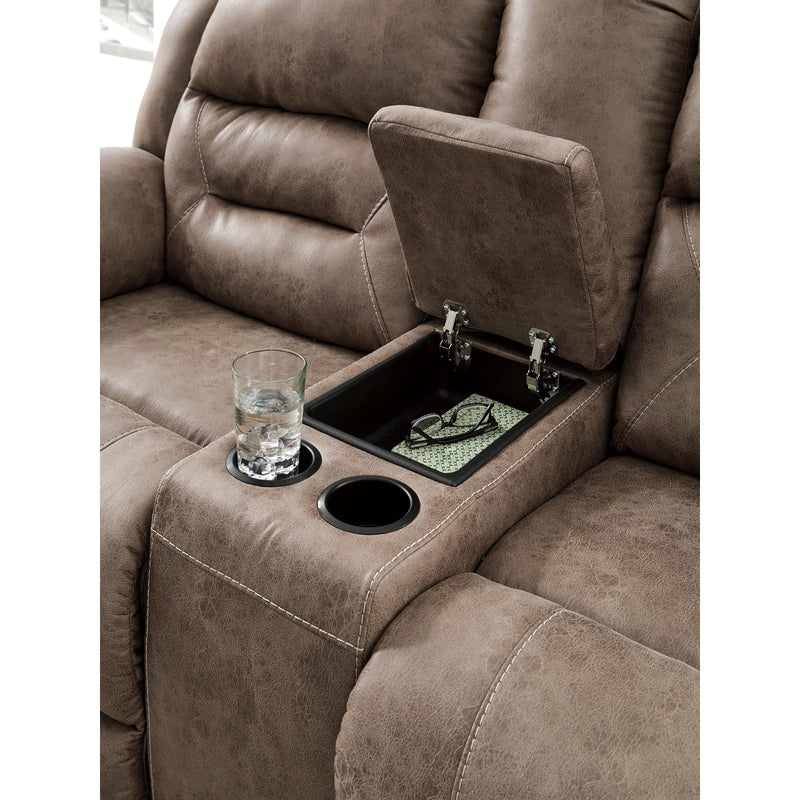  Signature Design by Ashley Stoneland 3990594C Double Reclining Loveseat with Console IMAGE 6