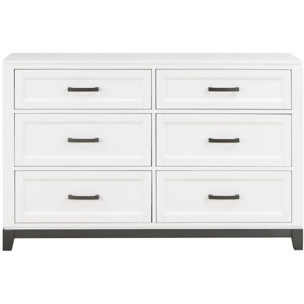 Mazin Furniture Garretson 6-Drawer Dresser 1450WH-5 IMAGE 1