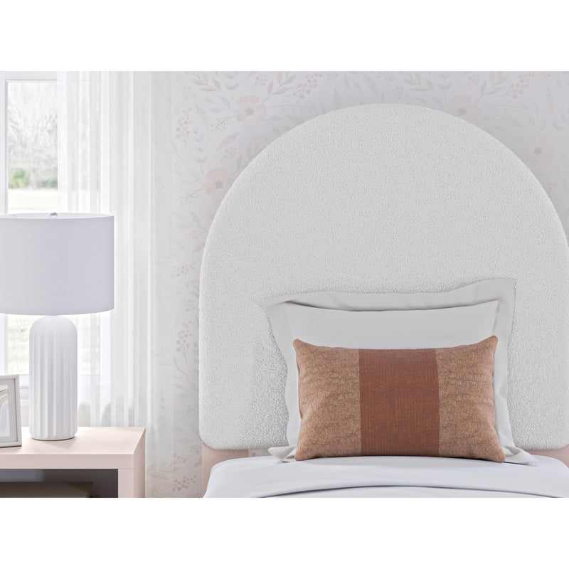  Signature Design by Ashley Wistenpine B1323-53 Twin Upholstered Round Headboard IMAGE 3