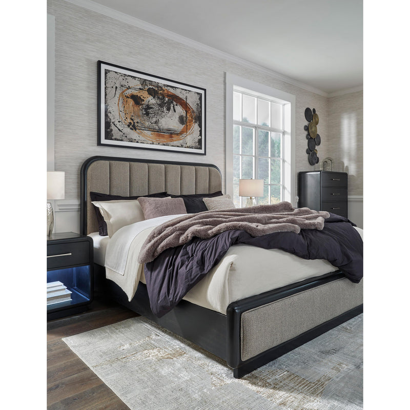 Signature Design by Ashley Rowanbeck Queen Upholstered Panel Bed B821-57/B821-54 IMAGE 10