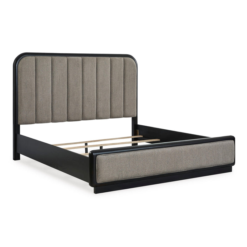 Signature Design by Ashley Rowanbeck Queen Upholstered Panel Bed B821-57/B821-54 IMAGE 4