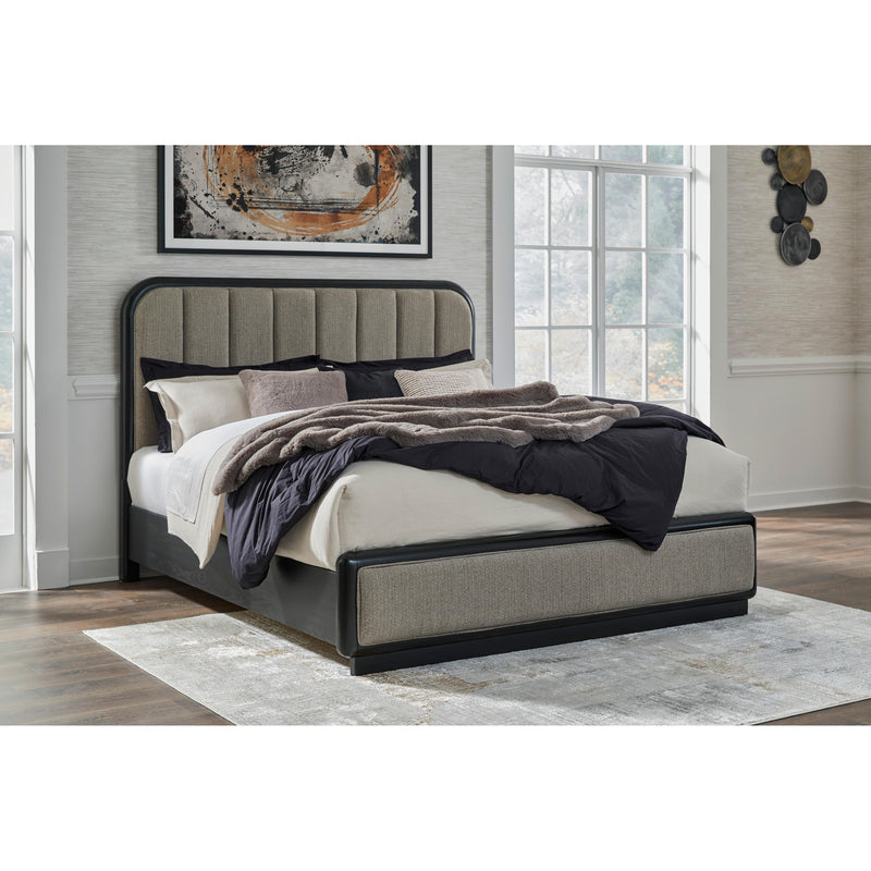 Signature Design by Ashley Rowanbeck Queen Upholstered Panel Bed B821-57/B821-54 IMAGE 5