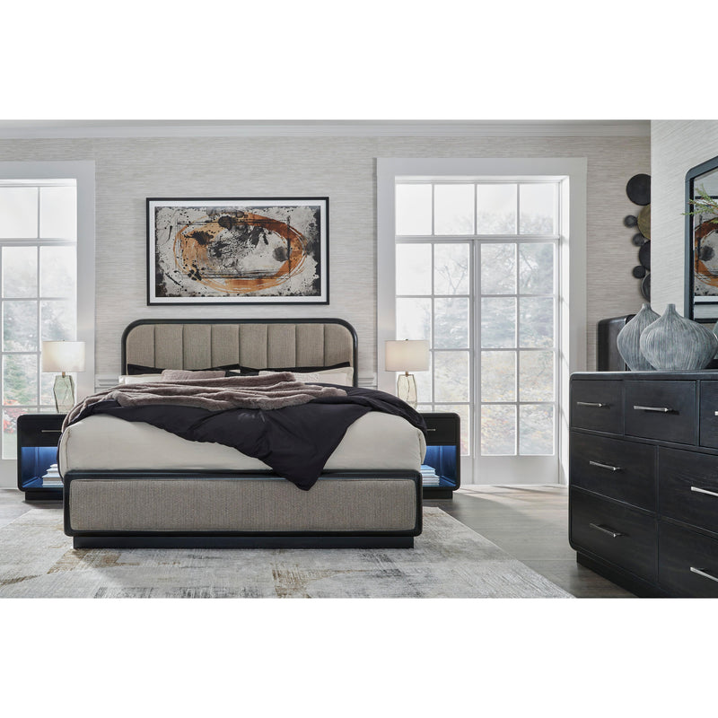 Signature Design by Ashley Rowanbeck Queen Upholstered Panel Bed B821-57/B821-54 IMAGE 9