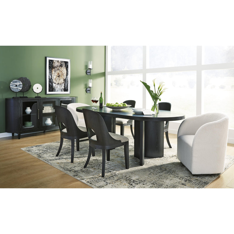  Signature Design by Ashley Rowanbeck D821-25 Oval Dining Room Table IMAGE 12