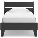  Signature Design by Ashley Socalle EB1865B1 Twin Panel Platform Bed IMAGE 2