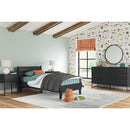  Signature Design by Ashley Socalle EB1865B1 Twin Panel Platform Bed IMAGE 8