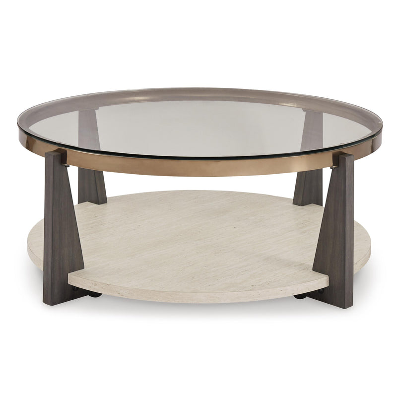  Signature Design by Ashley Frazwa T432-8 Round Cocktail Table IMAGE 2