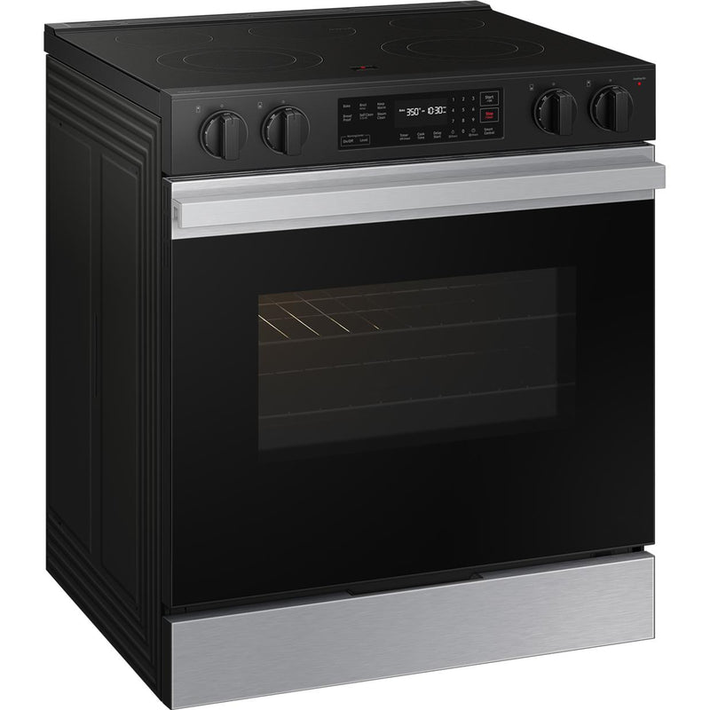  Samsung 6.3 cu. ft. Bespoke Smart Slide-In Electric Range NSE6DG8100SR - 182272 IMAGE 2