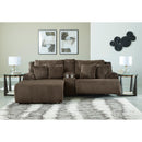  Signature Design by Ashley Top Tier 92705S5 3 pc Reclining Sectional Sofa with Chaise IMAGE 3