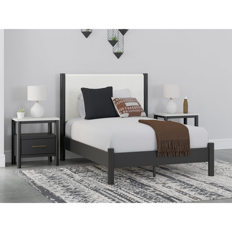  Signature Design by Ashley Cadmori B2616B3 Full Upholstered Panel Bed IMAGE 5