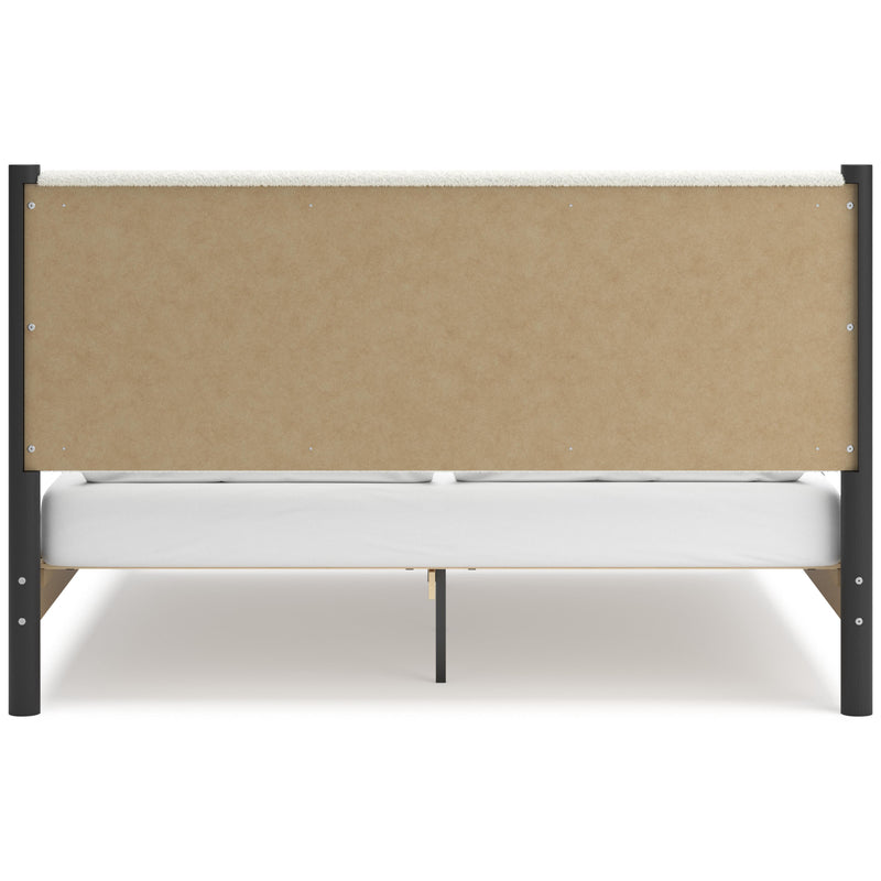  Signature Design by Ashley Cadmori B2616B8 King Upholstered Panel Bed IMAGE 4