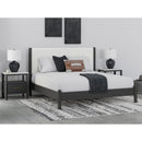  Signature Design by Ashley Cadmori B2616B8 King Upholstered Panel Bed IMAGE 6