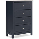 Signature Design by Ashley Landocken B414-45 Four Drawer Chest IMAGE 1