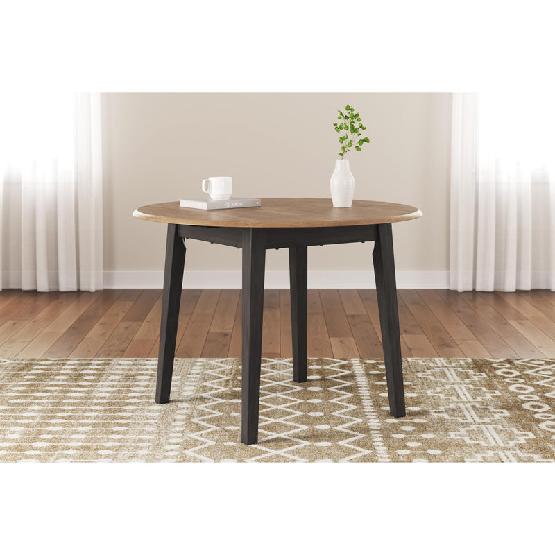 Signature Design by Ashley Gesthaven D396-15 Round Dining Room Drop Leaf Table IMAGE 5