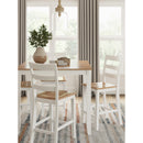  Signature Design by Ashley Gesthaven D398-223 Dining Room Counter Table Set IMAGE 4