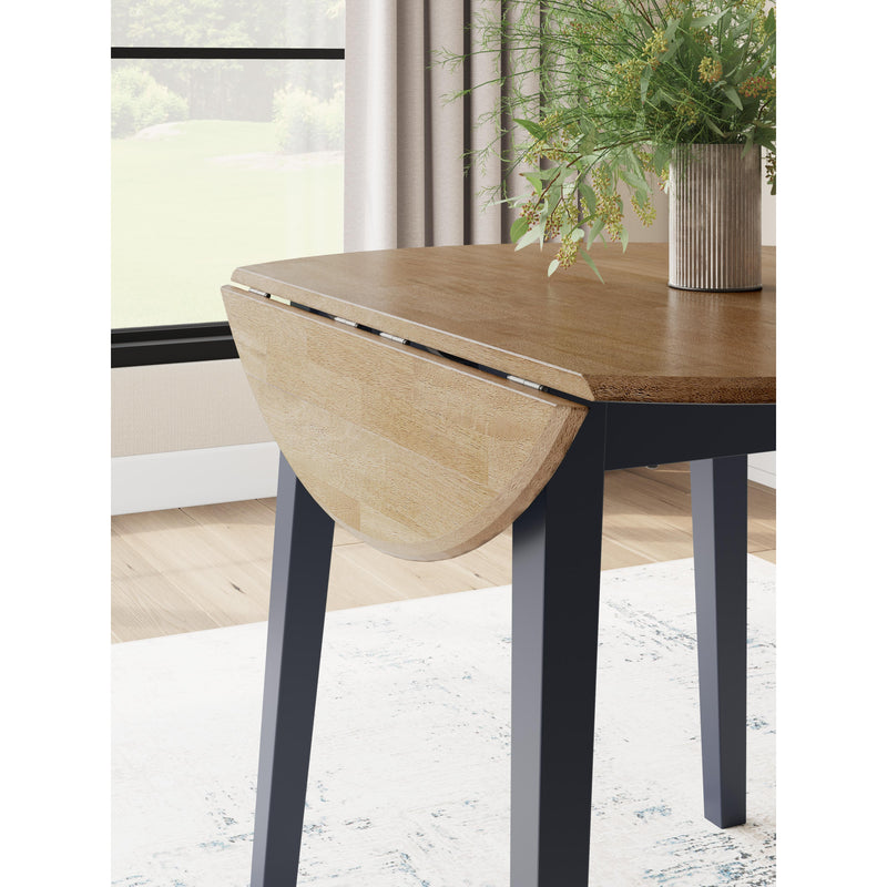  Signature Design by Ashley Gesthaven D399-15 Round Dining Room Drop Leaf Table IMAGE 6