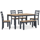  Signature Design by Ashley Gesthaven D399-325 Dining Room Table Set IMAGE 1