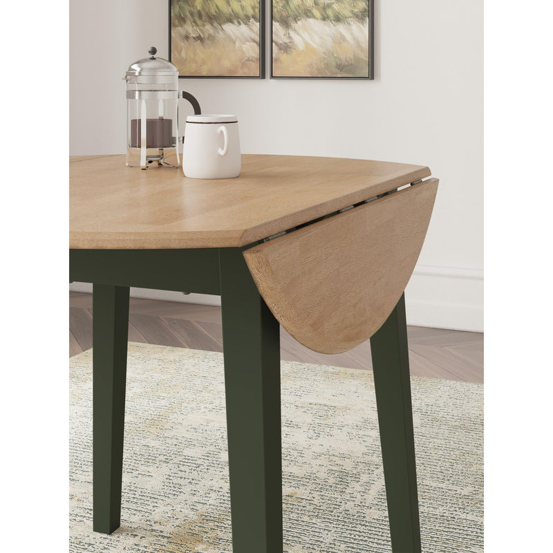  Signature Design by Ashley Gesthaven D401-15 Round Dining Room Drop Leaf Table IMAGE 6