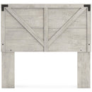  Signature Design by Ashley Shawburn EB4123-156 Full Crossbuck Panel Headboard IMAGE 2