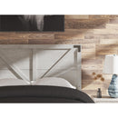  Signature Design by Ashley Shawburn EB4123-156 Full Crossbuck Panel Headboard IMAGE 3