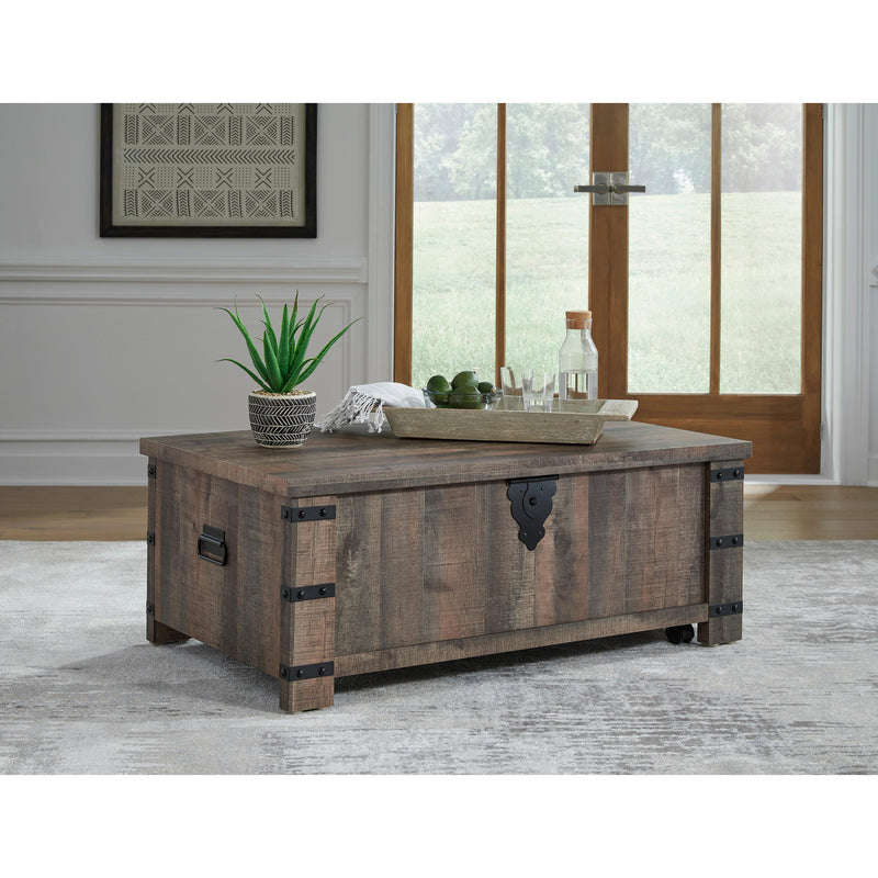  Signature Design by Ashley Hollum T466T1 Lift-top Coffee Table and 2 End Tables IMAGE 2
