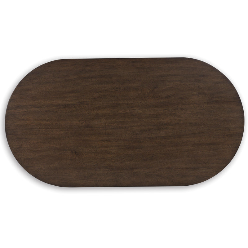  Signature Design by Ashley Korestone T689-0 Oval Cocktail Table IMAGE 4