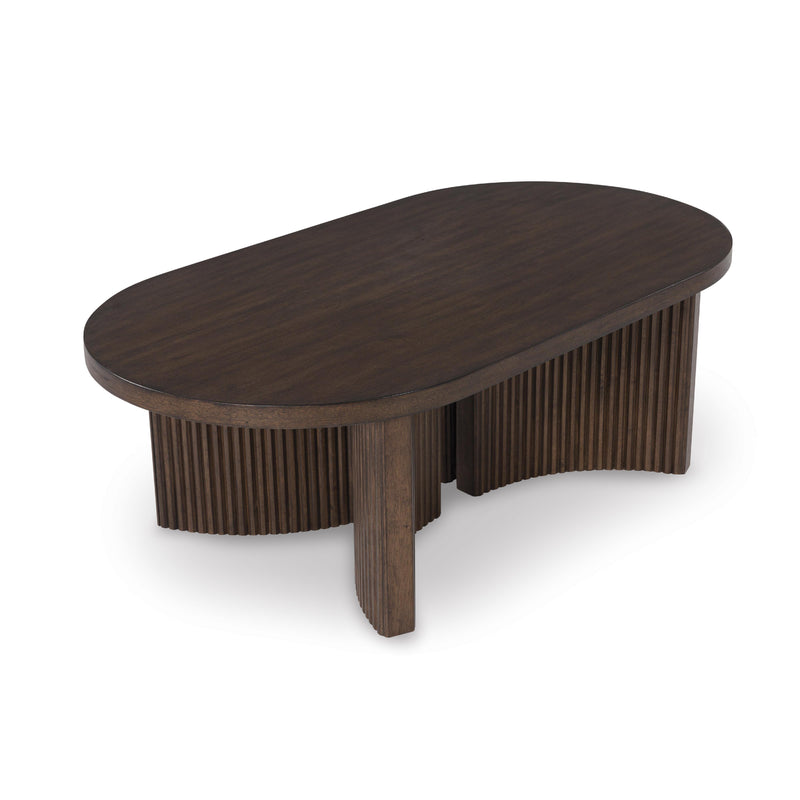  Signature Design by Ashley Korestone T689-0 Oval Cocktail Table IMAGE 5