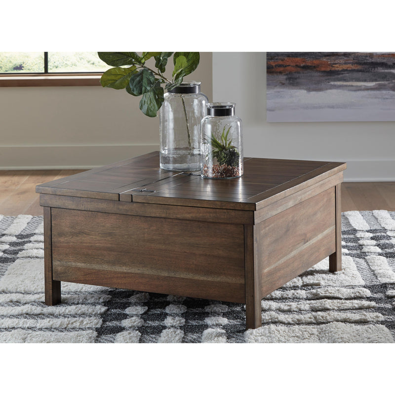  Signature Design by Ashley Moriville T731T2 Lift-top Coffee Table and 2 Chairside End Tables IMAGE 2