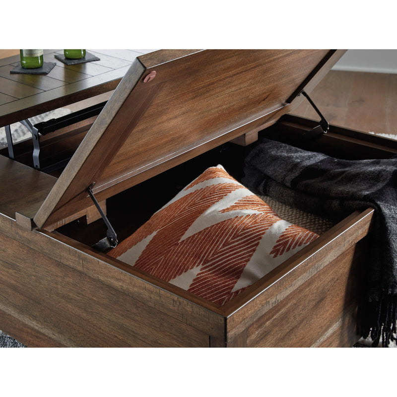  Signature Design by Ashley Moriville T731T2 Lift-top Coffee Table and 2 Chairside End Tables IMAGE 4