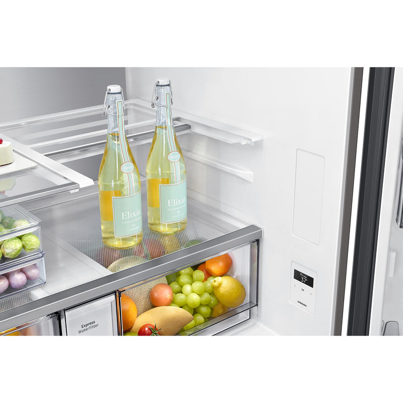 Samsung 36-inch, 23 cu. ft Counter-Depth French 4-Door Refrigerator RF23DB9700QLAA IMAGE 11