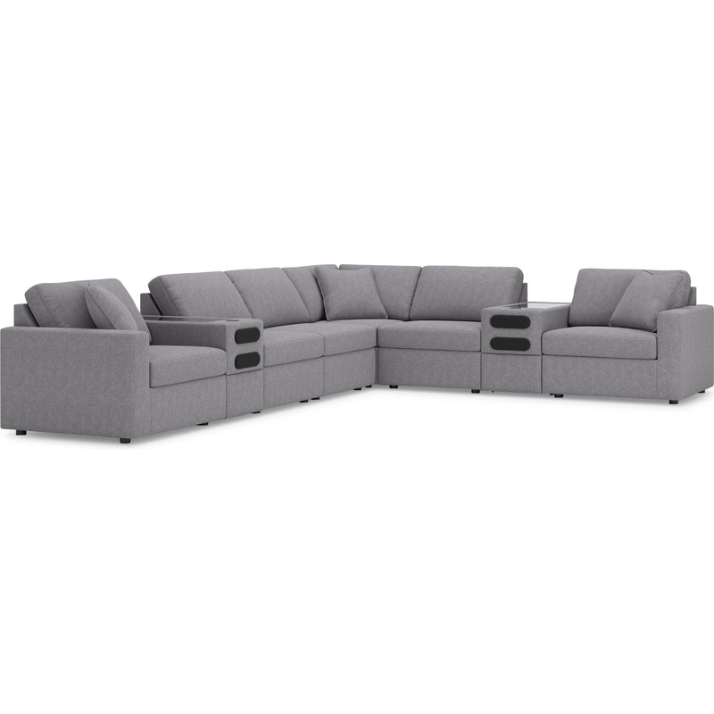  Signature Design by Ashley Modmax 92104S16 8 pc Sectional with Audio System IMAGE 1