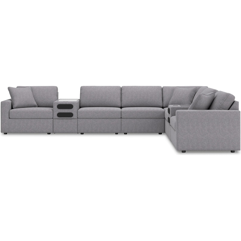  Signature Design by Ashley Modmax 92104S16 8 pc Sectional with Audio System IMAGE 2