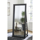 Signature Design by Ashley Evesen A8010384 Floor Standing Mirror with Storage IMAGE 4