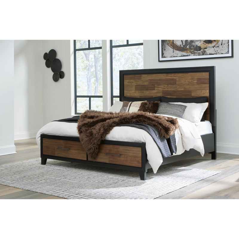  Benchcraft Kraeburn B496B13 California King Panel Storage Bed IMAGE 6