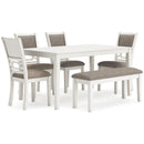  Signature Design by Ashley Erinberg D423-325 Dining Room Table Set IMAGE 1