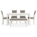  Signature Design by Ashley Erinberg D423-325 Dining Room Table Set IMAGE 2