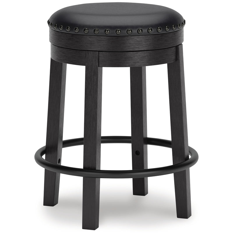 Signature Design by Ashley Valebeck D546-824 Upholstered Swivel Stool IMAGE 1