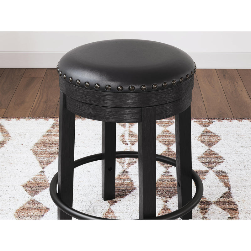 Signature Design by Ashley Valebeck D546-824 Upholstered Swivel Stool IMAGE 4