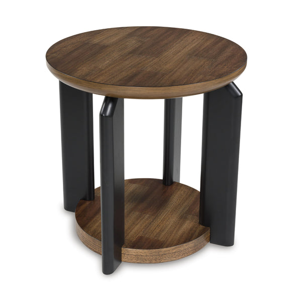  Signature Design by Ashley Kraeburn T624-6 Round End Table IMAGE 1