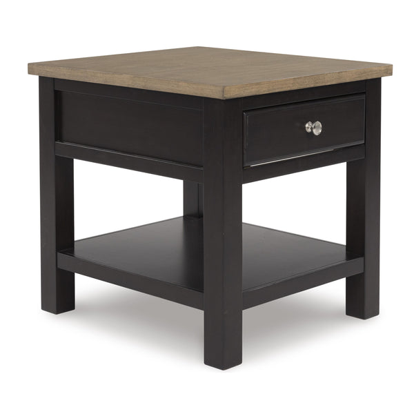  Signature Design by Ashley Drazmine T734-3 Rectangular End Table IMAGE 1