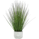 Monarch I 9574 Artificial Plant Indoor Grass in Cement IMAGE 1