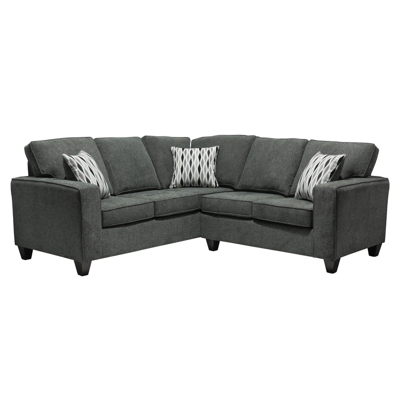 Minhas Furniture Delano Fabric Sectional 6818-CR-SEC IMAGE 1