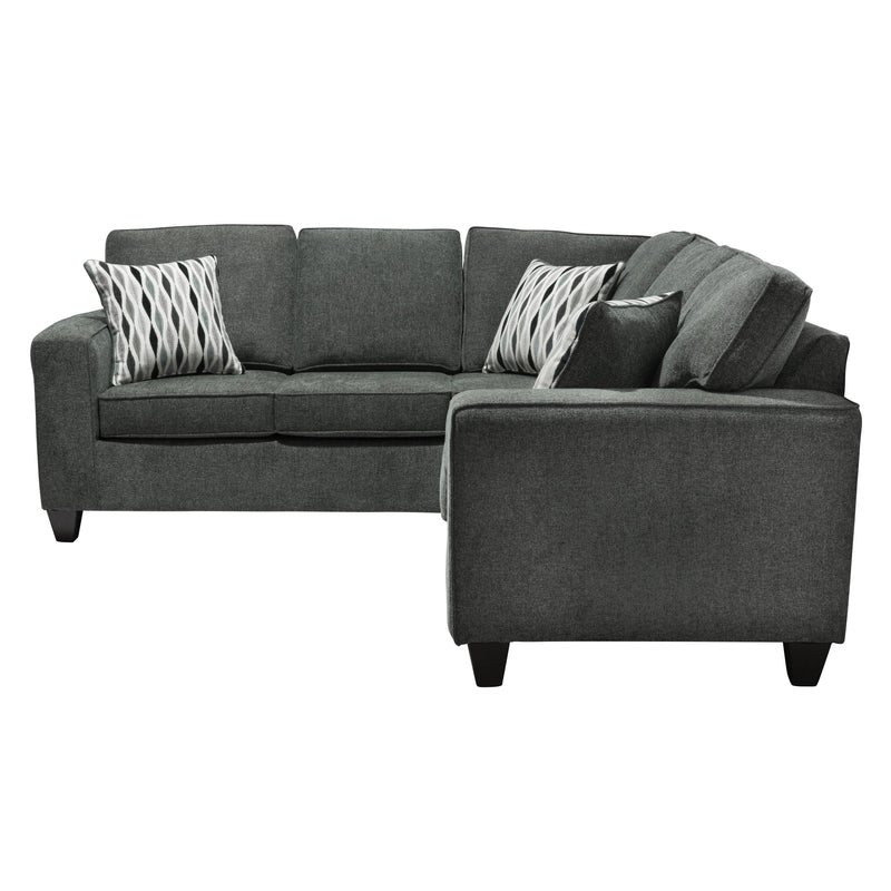 Minhas Furniture Delano Fabric Sectional 6818-CR-SEC IMAGE 3
