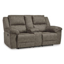 Signature Design by Ashley Laresview 3720394C Double Reclining Loveseat with Console IMAGE 1