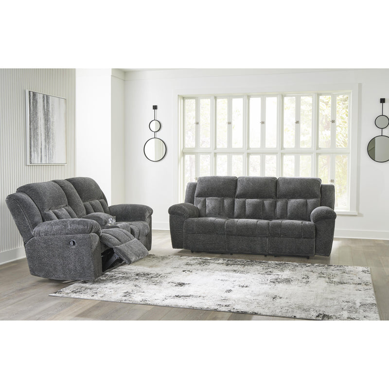 Signature Design by Ashley Frohn 3740694C Double Reclining Loveseat with Console IMAGE 9