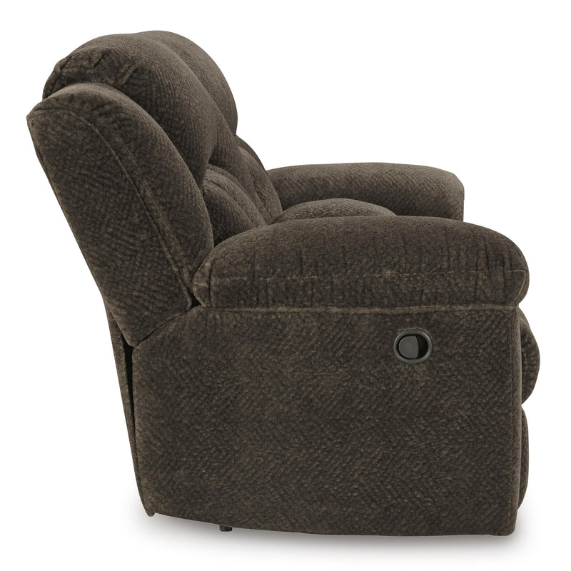 Signature Design by Ashley Frohn 3740794C Double Reclining Loveseat with Console IMAGE 4