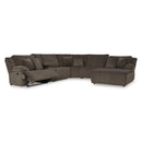  Signature Design by Ashley Top Tier 92705S1C 6 pc Reclining Sectional with Chaise IMAGE 2