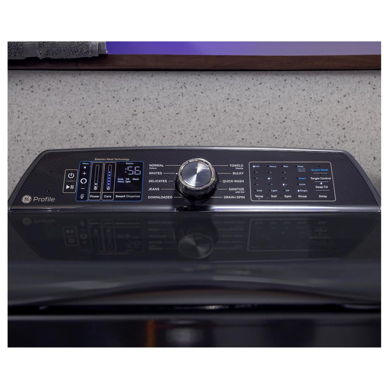 GE Profile Washer with Smarter Wash Technology and Adaptive SmartDispense PTW800BPWRS IMAGE 8
